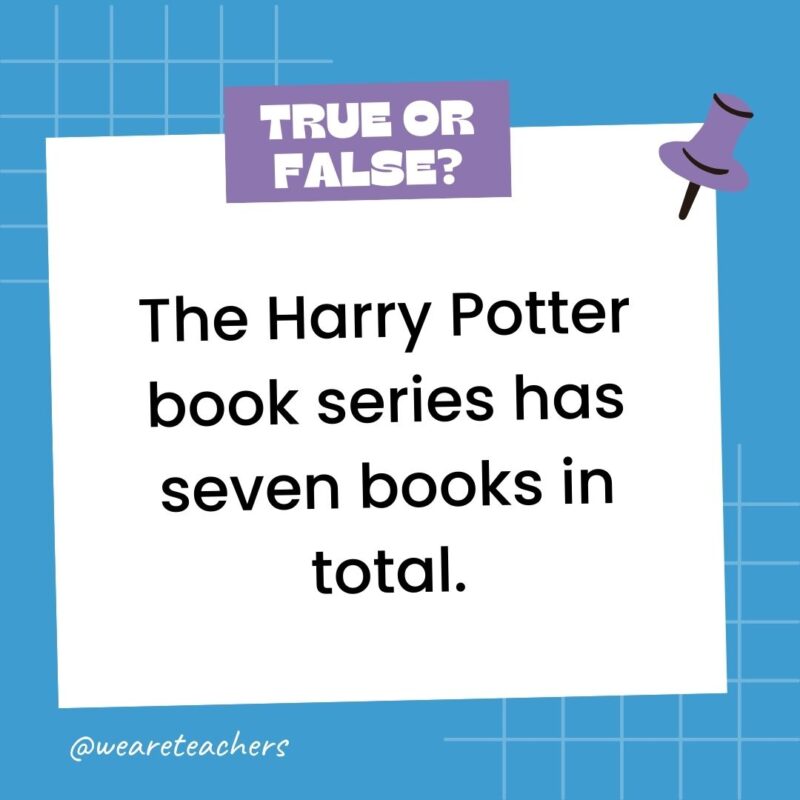 The Harry Potter book series has seven books in total. The Harry Potter book series has seven books in total.