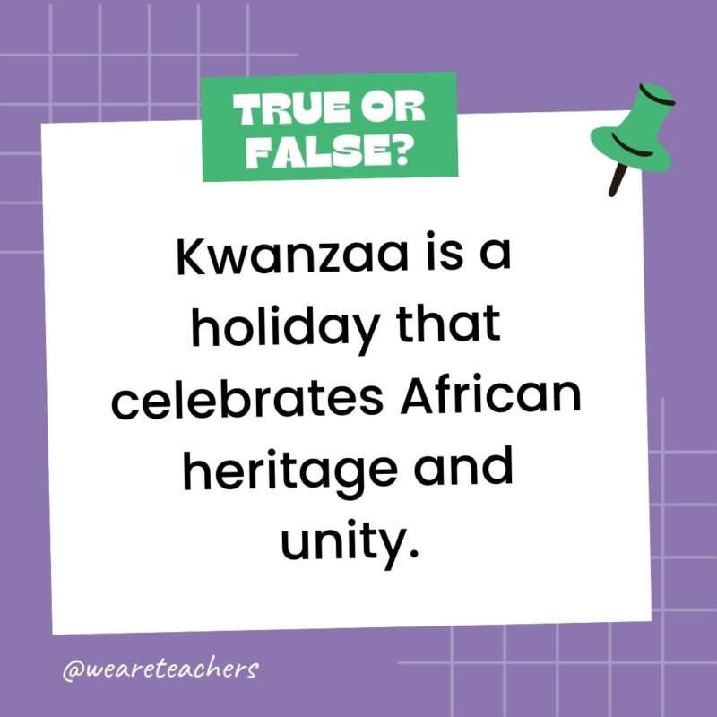 Kwanzaa is a holiday that celebrates African heritage and unity. Kwanzaa is a holiday that celebrates African heritage and unity.