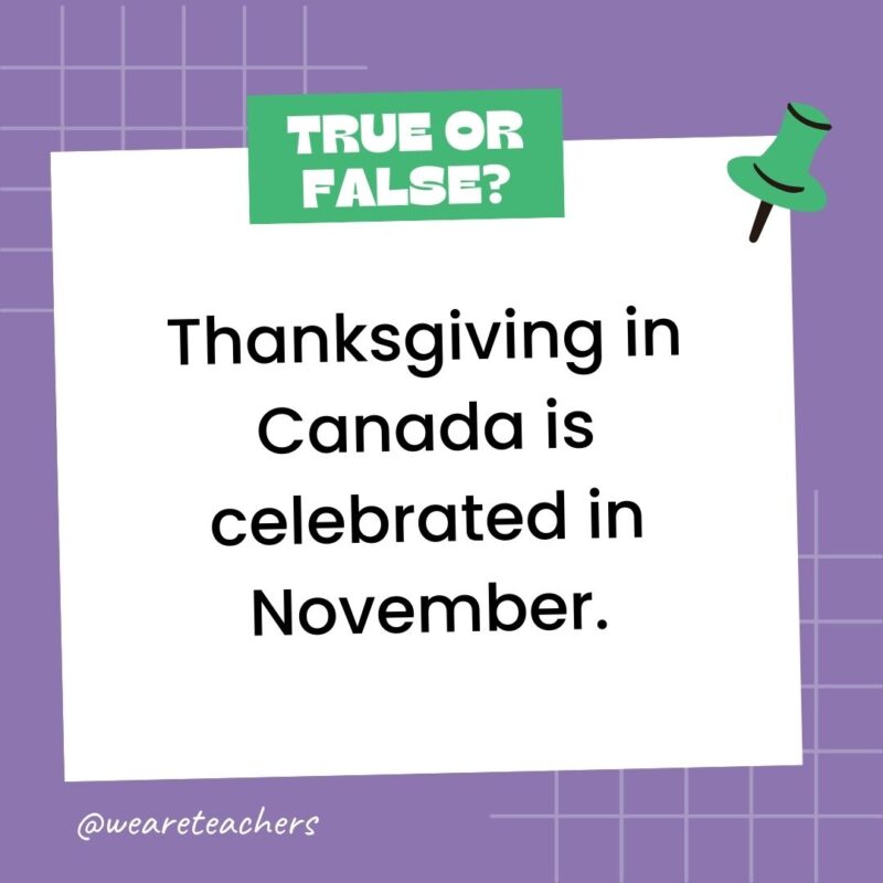 Thanksgiving in Canada is celebrated in November. Thanksgiving in Canada is celebrated in November.