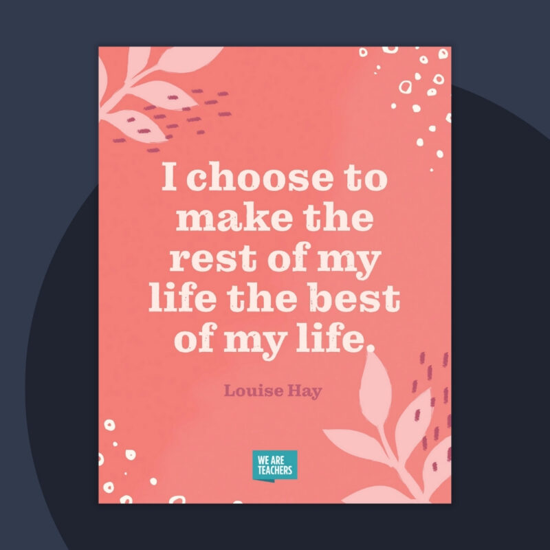 A women's history quote from Louise Hay