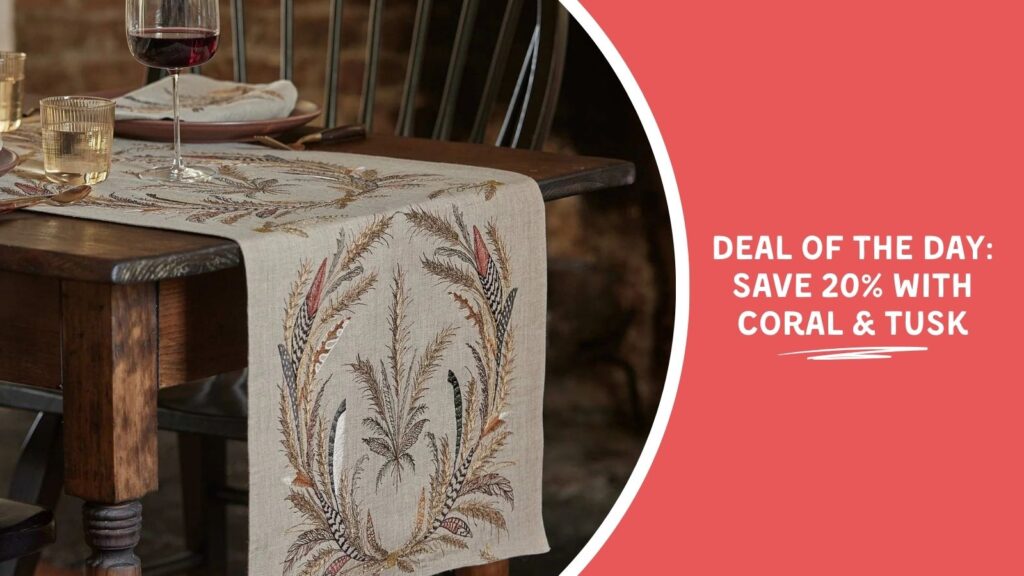 Deal of the Day: Save 20% With Coral & Tusk