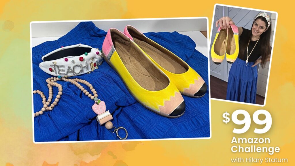 $99 Amazon Challenge With Customized Pencil Shoes