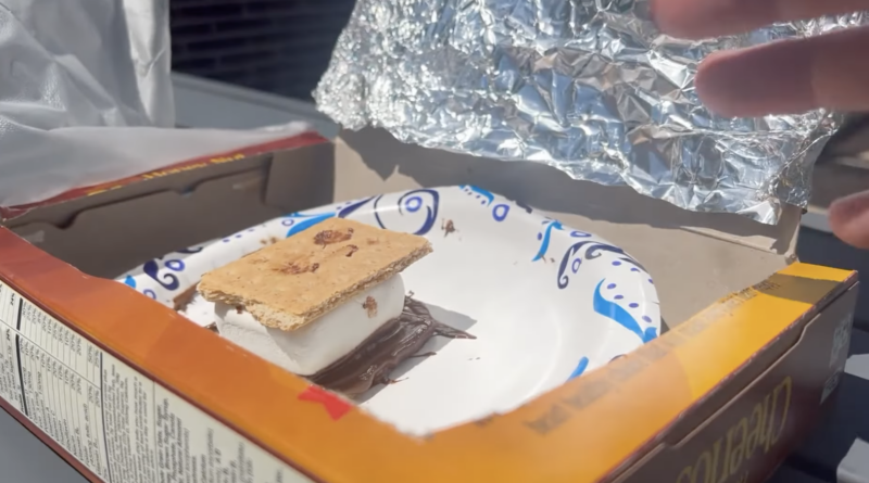 an image of a first grade science experiment: walking water