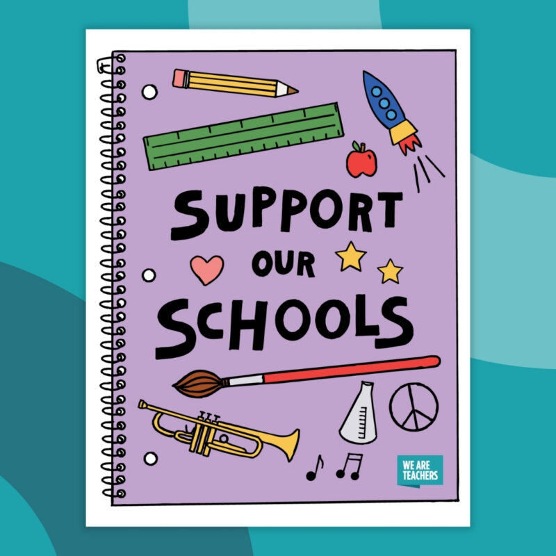 support our schools poster 