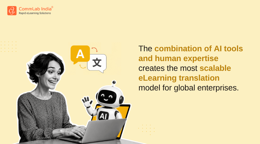 Combination of AI Tools and Human Expertise for Translations