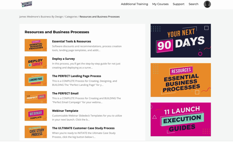 BBD Resources and Business Processes