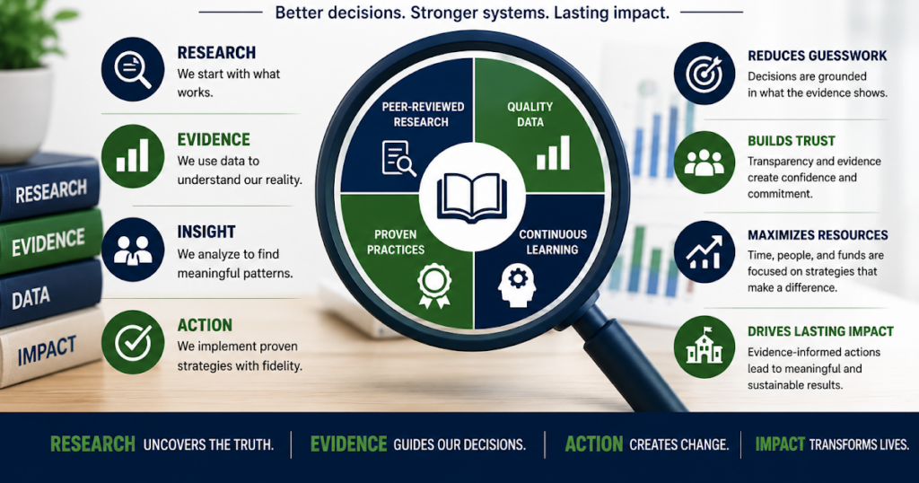 Driving Institutional Change with Evidence and Research